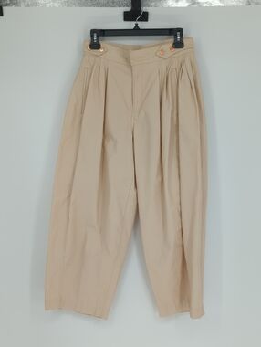 30057 Anthropologie Maeve Barrel Khaki Pant Tan size 4 bohemian hipster casual